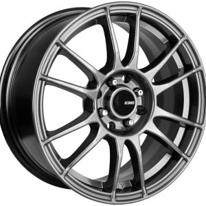King 17x7 CIRCUIT 5x100 & 5x114.3  HYPER SILVER +40