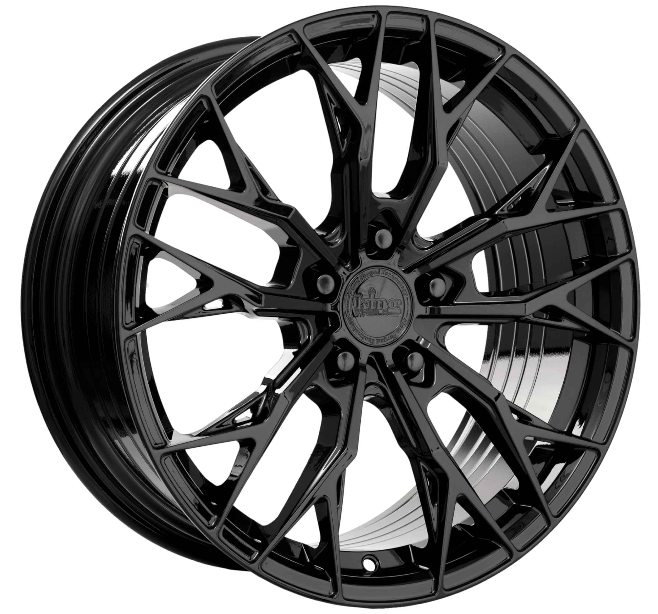 King 18x8 CARBON 5x112 BLACK GLOSS +40