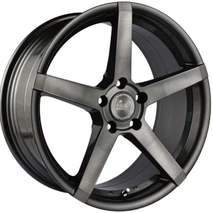 King 18x8.0 HOSTILE 5x114.3 GUNMETAL BRUSHED DARK TINT +35