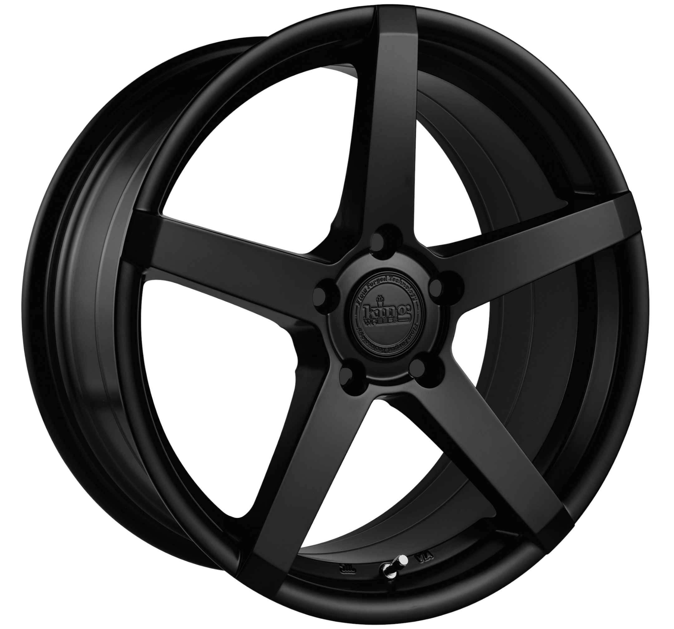 King 18x8.0 HOSTILE 5x114.3 SATIN BLACK +35