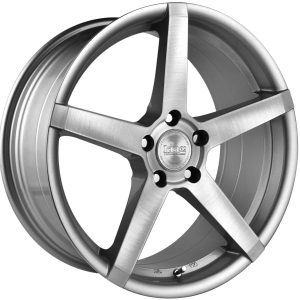 King 18x8.0 HOSTILE 5x120 SILVER BRUSHED +40