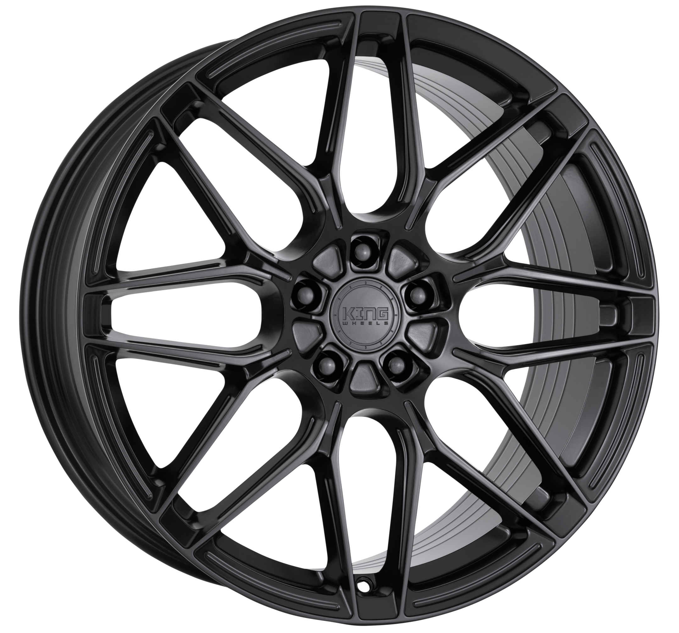 King 19x8 MONZA 5x112 SATIN BLACK +40